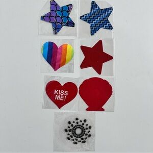 Nipple Pasties  Nipple Covers  7 Sets Variety Reusable New